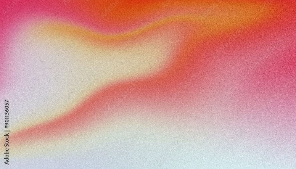 Aufkleber red gradient with grain texture background, grainy gradient wallpaper, red color background noise te