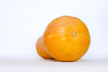 pumpkin on a light background, autumn harvest