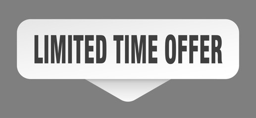 LIMITED TIME OFFER