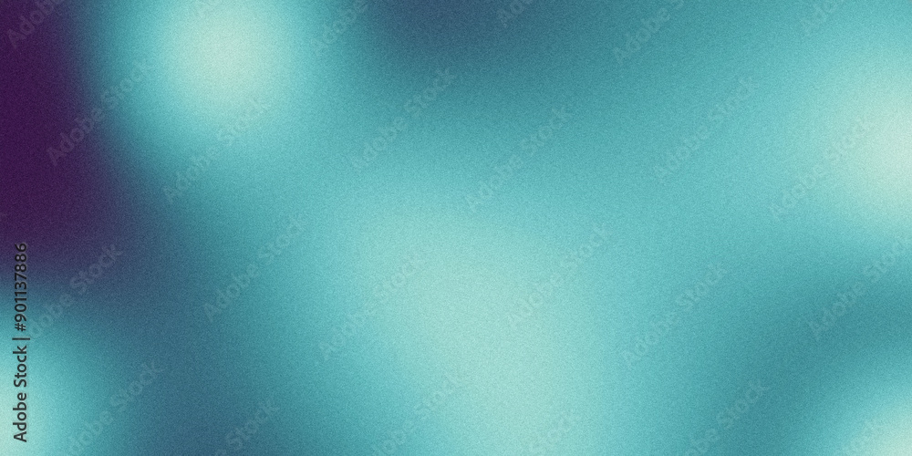 Poster blue gradient abstract background with soft lighting and a delicate hint of grainy texture