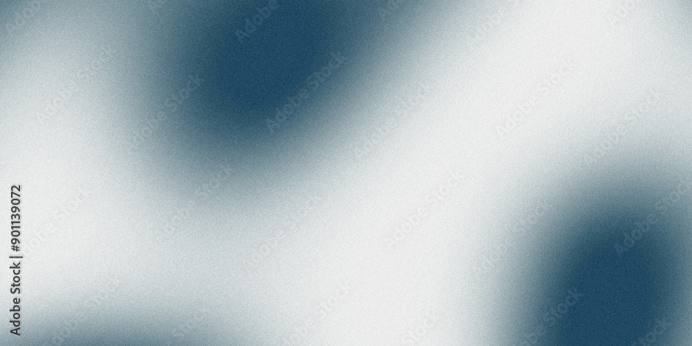 Poster blue grainy texture creating blurred shapes and a gradient effect in an abstract background