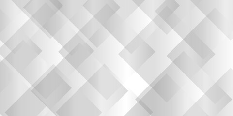 Abstract modern white and gray pattern geometric luxury gradient line background random square shape design. modern design template background. layered geometric triangle shapes.