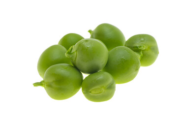 green peas isolated