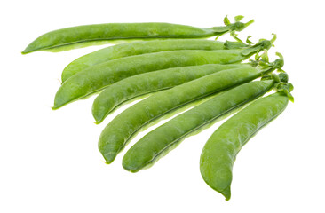 green peas isolated