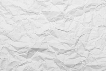 White Paper Texture background. Crumpled white paper abstract shape background with space paper recycle for text