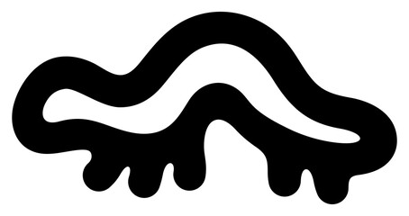 Caterpillar, insect, pest, agriculture and nature. Animal, larvae, fauna, entomology, metamorphosis and butterfly, illustration