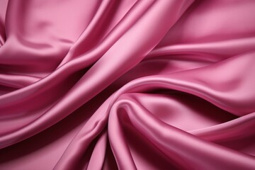 Obraz premium Elegant pink satin fabric background