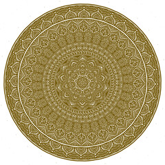 Signs and symbols. Circle pattern lotus or flower mandala art design. beauty, fashion, geometry, colorful, vintage, tradition, classic, dco, cycle.
