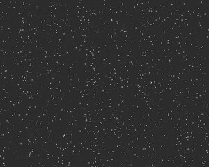 Black background with white dots, creating a striking contrast