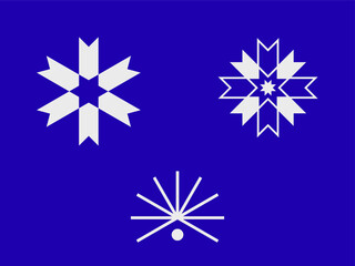 Retro futuristic elements. Y2k style abstract graphic geometric symbols, objects. Pack of 2000s style elements for posters, banner, covers, graphic design, streetwear, social media. Y2K aesthetics