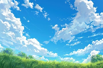 Obraz premium Scenic landscapes featuring natural outdoor sky backdrops