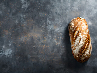 Naklejka premium delicious looking freshly baked bread, food photography