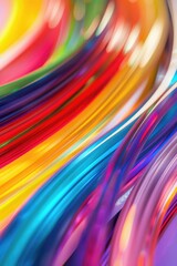 Colorful Lines Close-Up