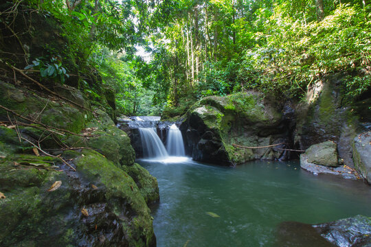 Kusing Waterfall in Central Kalimantan, Indonesia