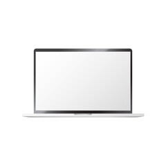 Laptop Mockup With Empty Screen
