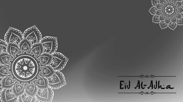 Animation of Eid al-Adha Al Mubarak in the Hajj Season Video. The animated movement of Eid al-Adha writing is suitable for celebrating Eid al-Adha for Muslims.