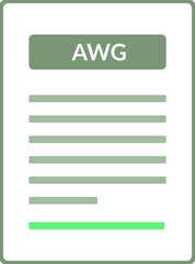 AWG Contract document icon