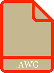 AWG black & bold outline around fill icon