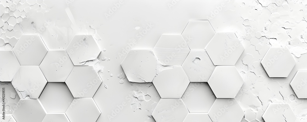 Poster white background with a geometric pattern, a seamless repeating pattern, a white color scheme, white