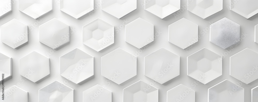 Poster white background with a geometric pattern, a seamless repeating pattern, a white color scheme, white