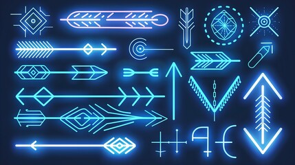 Fototapeta premium Arrows big black set icons, arrow icon, modern simple arrows, arrow vector collection cursor.illustration