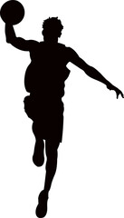Basketball Player Silhouette