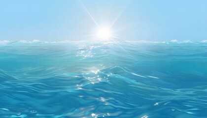 blue water background