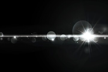abstract lens flare light effects on black black background