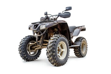 atv Parked Isolated on white background