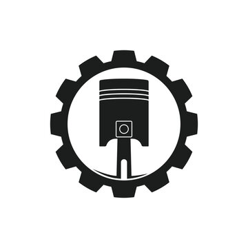 recommend clip art: piston Vector icon design