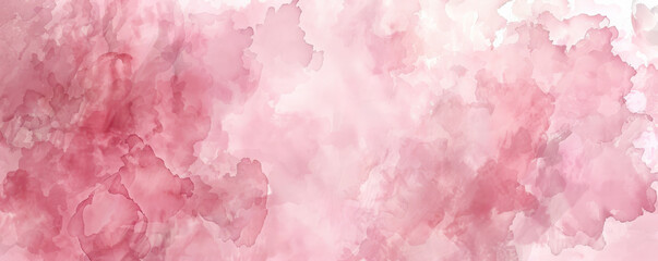 A pastel pink background featuring a watercolor texture, adding a delicate and artistic touch to the design.