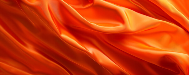A bold orange background with a smooth gradient and a velvet-like texture, creating a sense of luxury and sophistication.