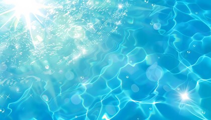 blue water background