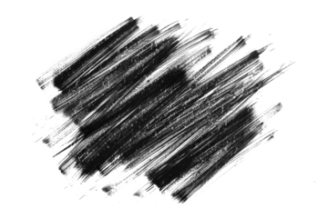 grunge graphite pencil hatching lines isolated on transparent