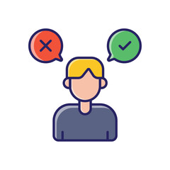 Guidance vector icon