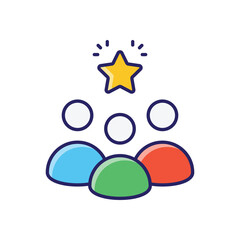 Leadership vector icon