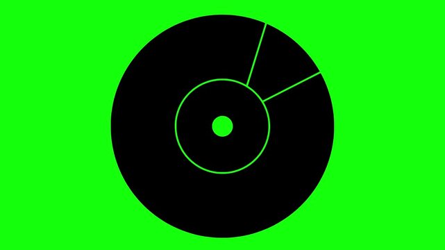 vinyl illustration video animation audio musical record silhouette music logo disc icon retro lp play disco gramophone album sound outline turntable song old for green screen footage