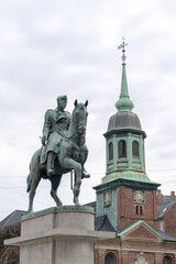 Fototapeta premium Copenhagen cityscape view, Denmark, Scandinavia 