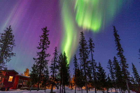 Northern Light at kiruna sweden