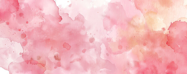 Fototapeta premium A pastel pink background featuring a watercolor texture, adding a delicate and artistic touch to the design.