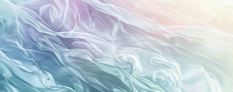 A serene abstract texture with soft lines and a pastel color palette, ideal for creating calming and tranquil wall decor.