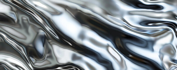 A mercury background with a smooth, reflective surface, creating a sleek and modern effect.