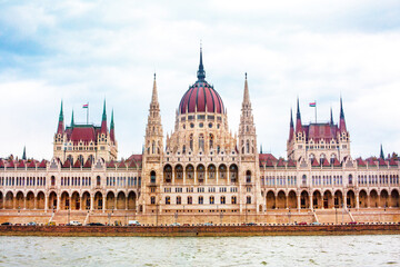 Fototapeta premium View of Hungarian Parliament building