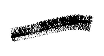 Dark ink paint vector brush strokes. Thick dirty distress texture. Grunge rough paint brushes. touch material, dirty splash, handwritten texture simple stripes.