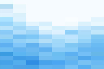 Mosaic blue pixel background. Gradient abstract tile background. Artistic puzzle background.