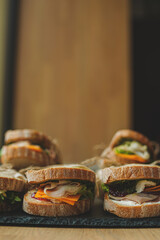 A vibrant collection of coffee, lemonades, ready meals, bistro photography, and desserts. Enjoy gourmet drinks, plated dishes, and sweet treats, perfect for showcasing culinary artistry and café ambia