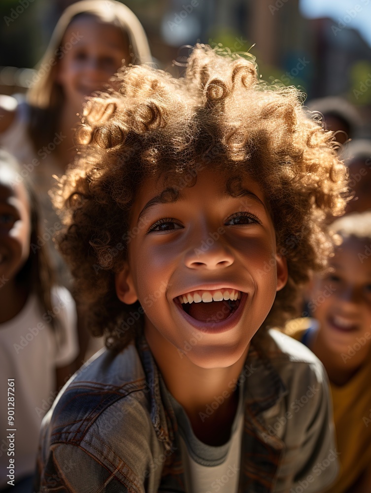 Poster portrait of a child