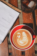 A vibrant collection of coffee, lemonades, ready meals, bistro photography, and desserts. Enjoy gourmet drinks, plated dishes, and sweet treats, perfect for showcasing culinary artistry and café ambia