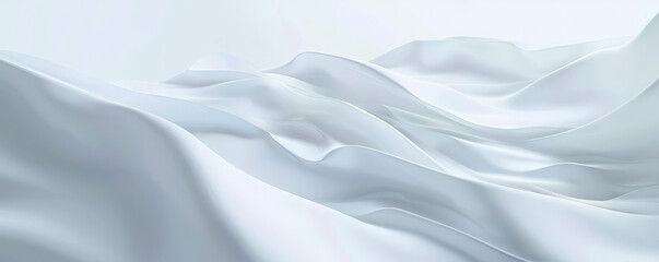 Obraz premium A minimalistic white background with a smooth surface, ideal for a sleek and contemporary look.