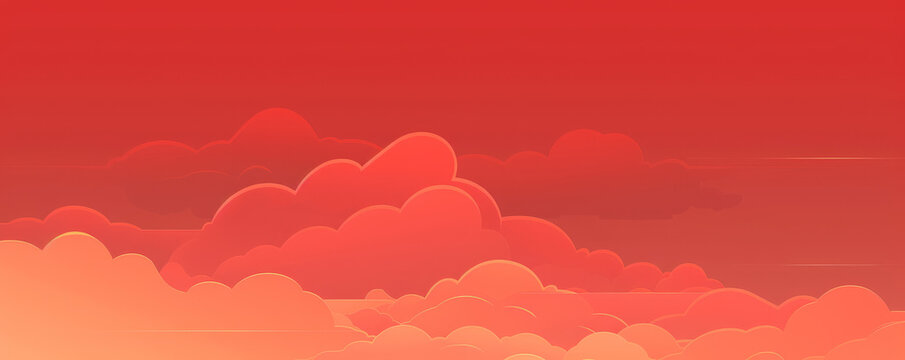 A minimalist red background with a slight gradient, perfect for creating a clean and modern aesthetic that captures attention.